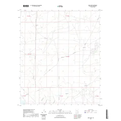 2020 Map of Angel Draw, 2020 Print