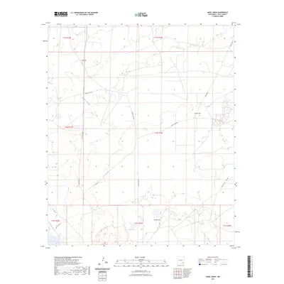 2023 Map of Angel Draw, 2023 Print