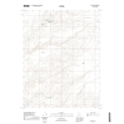 2020 Map of Angel Point, 2020 Print