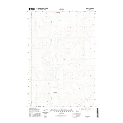 2017 Map of Angela NE, 2017 Print