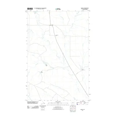 2011 Map of Angela, 2011 Print