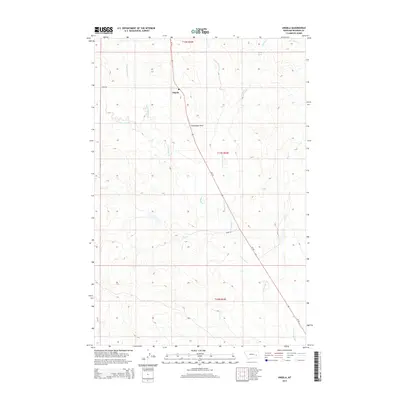 2014 Map of Angela, 2014 Print