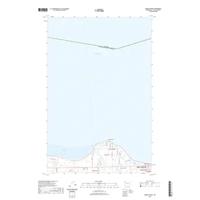 2020 Map of Angeles Point, 2020 Print