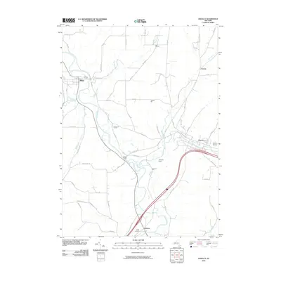 2010 Map of Angelica, 2010 Print