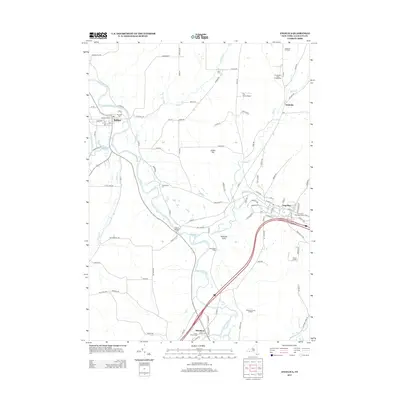 2013 Map of Angelica, 2013 Print