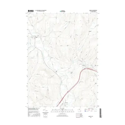 2016 Map of Angelica, 2016 Print