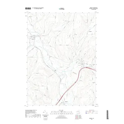 2019 Map of Angelica, 2019 Print