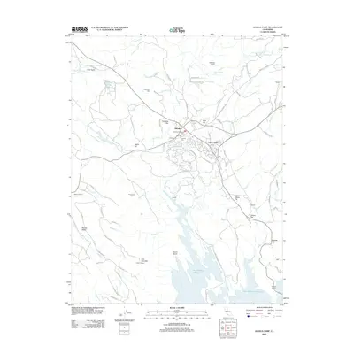 2012 Map of Angels Camp, 2012 Print