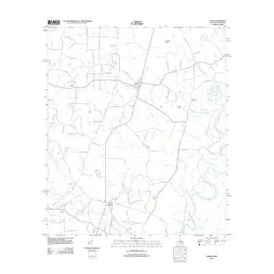 2012 Map of Angie, 2012 Print