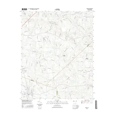 2016 Map of Angier, 2016 Print