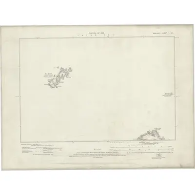 1922 Map of Anglesey I.NE, 1926 Print