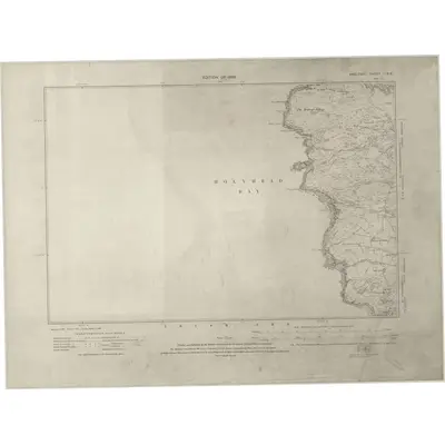 1922 Map of Anglesey I.SE, 1926 Print