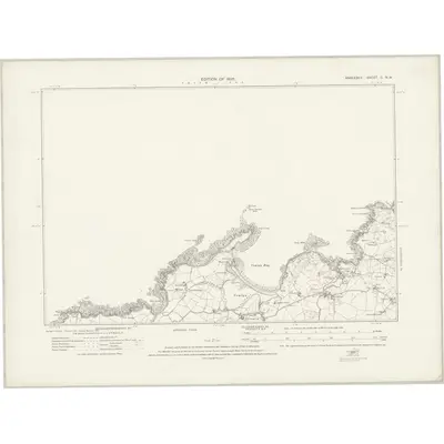 1922 Map of Anglesey II.NW, 1926 Print