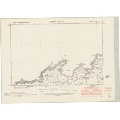 1949 Map of Anglesey II.NW, 1953 Print