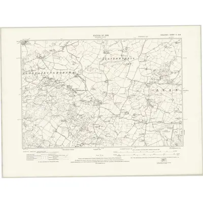 1922 Map of Anglesey II.SW, 1926 Print