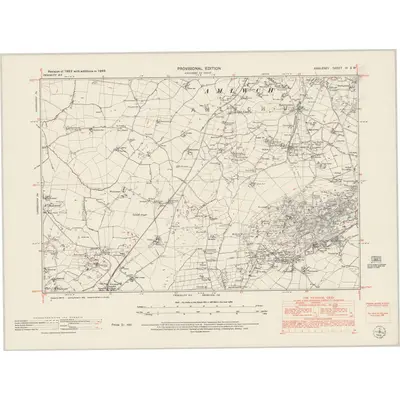 1949 Map of Anglesey III.SW, 1953 Print