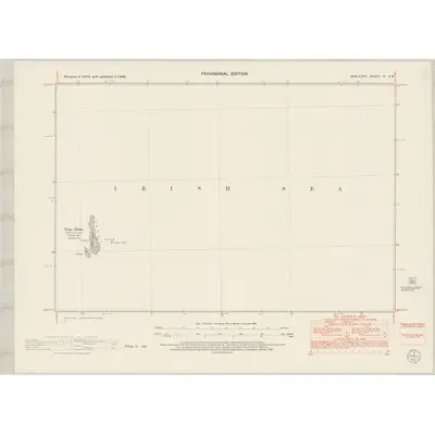 1949 Map of Anglesey IV.SW, 1953 Print