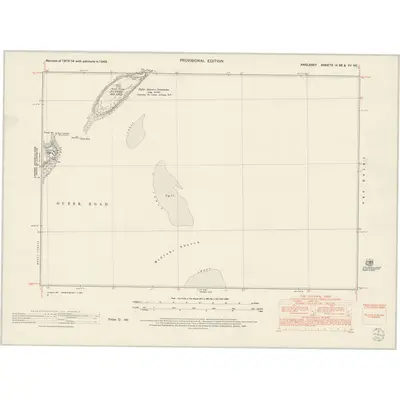 1948 Map of Anglesey IX.SE & XV.NE, 1953 Print