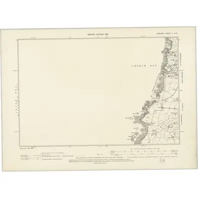 1899 Map of Anglesey V.NE, 1901 Print