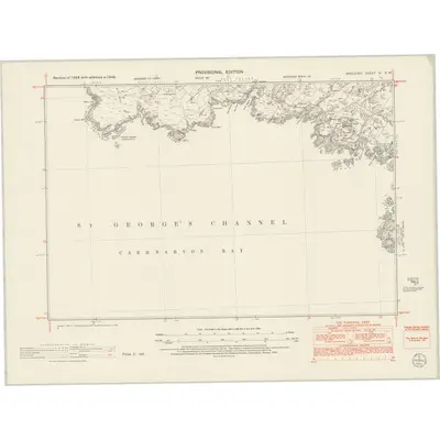 1949 Map of Anglesey XI.SW, 1953 Print