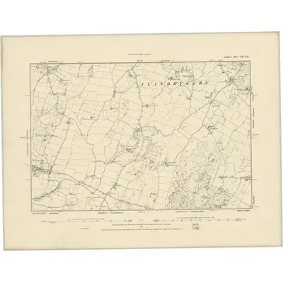 1887 Map of Anglesey XII.SE