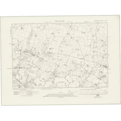 1923 Map of Anglesey XII.SW, 1926 Print