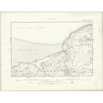 1888 Map of Anglesey XIV.NE
