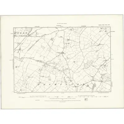 1888 Map of Anglesey XIX.NW
