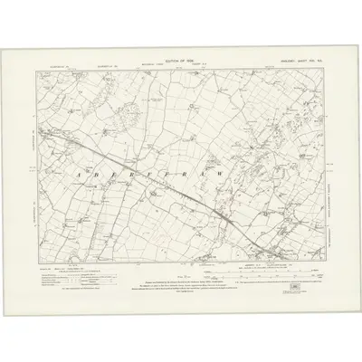 1915 Map of Anglesey XVII.SE, 1926 Print