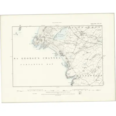 1888 Map of Anglesey XVII.SW