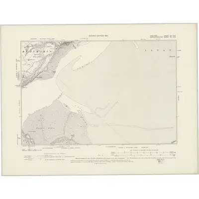 1899 Map of Anglesey XX.NW, 1901 Print