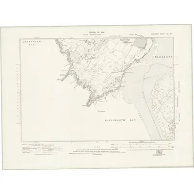 1915 Map of Anglesey XXI.SE, 1926 Print