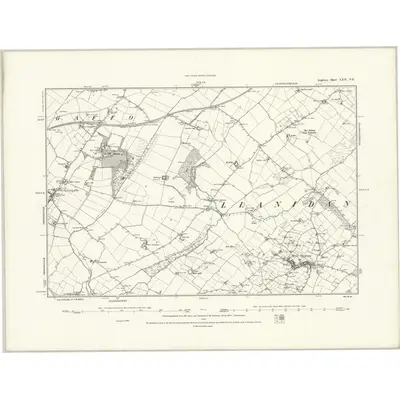 1888 Map of Anglesey XXII.NE