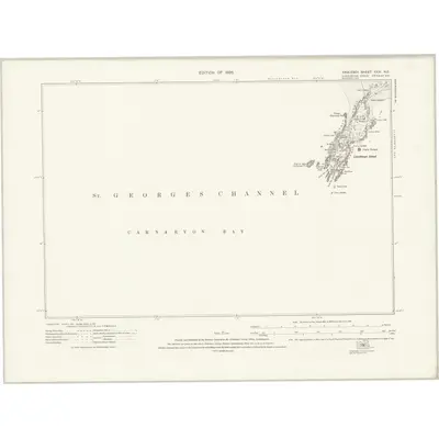 1915 Map of Anglesey XXIV.NE, 1926 Print