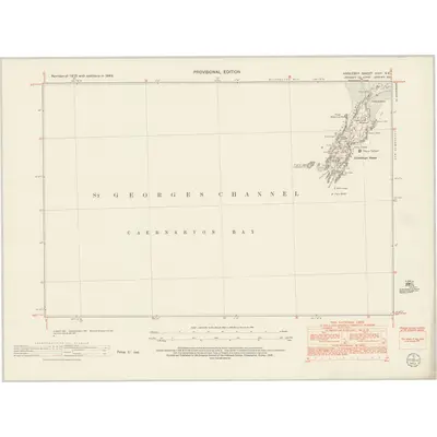 1949 Map of Anglesey XXIV.NE, 1953 Print