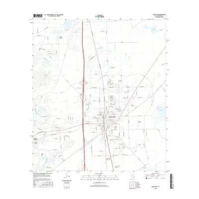 2016 Map of Angleton, 2016 Print
