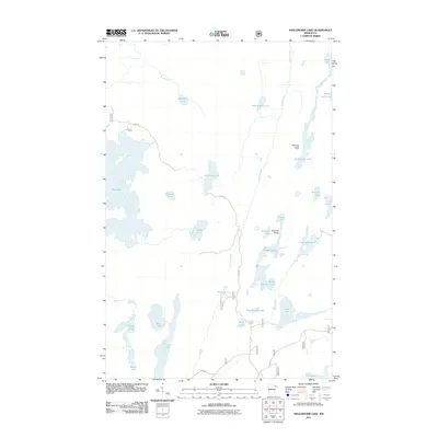 2011 Map of Angleworm Lake, 2011 Print
