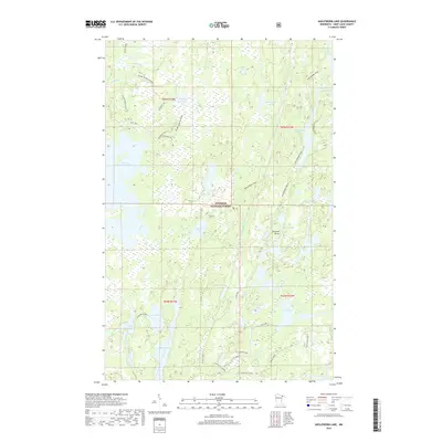 2019 Map of Angleworm Lake, 2019 Print
