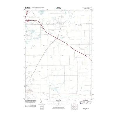 2010 Map of Angola East, 2010 Print