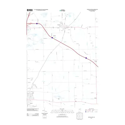 2013 Map of Angola East, 2013 Print