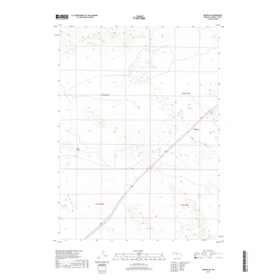 2017 Map of Angora NE, 2017 Print