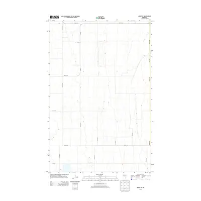 2013 Map of Angus SE, 2013 Print