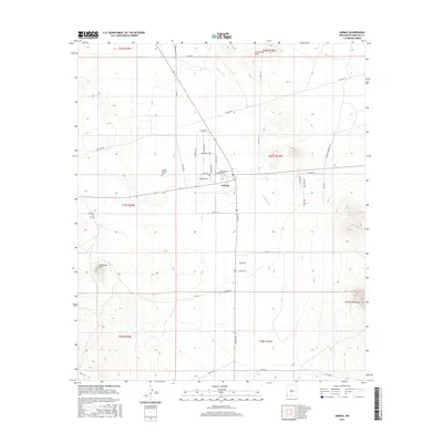 2017 Map of Animas, 2017 Print
