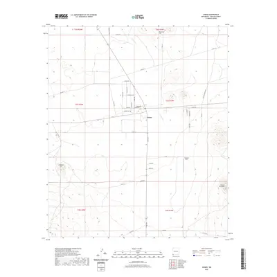 2020 Map of Animas, 2020 Print