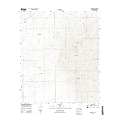2013 Map of Animas Peak, 2013 Print