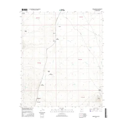 2017 Map of Animas Peak NE, 2017 Print