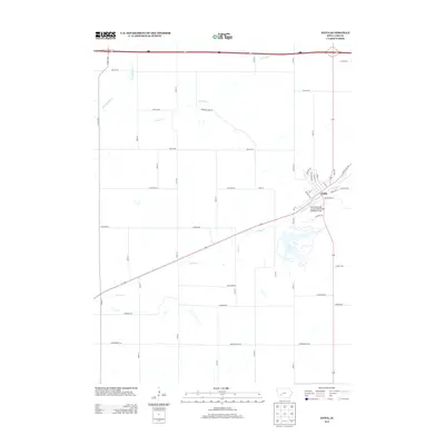 2013 Map of Anita, 2013 Print
