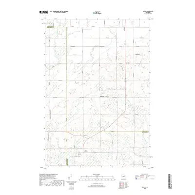 2018 Map of Aniwa, 2018 Print