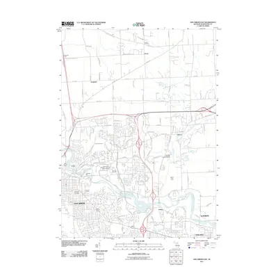 2011 Map of Ann Arbor East, 2011 Print