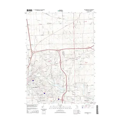 2014 Map of Ann Arbor East, 2014 Print